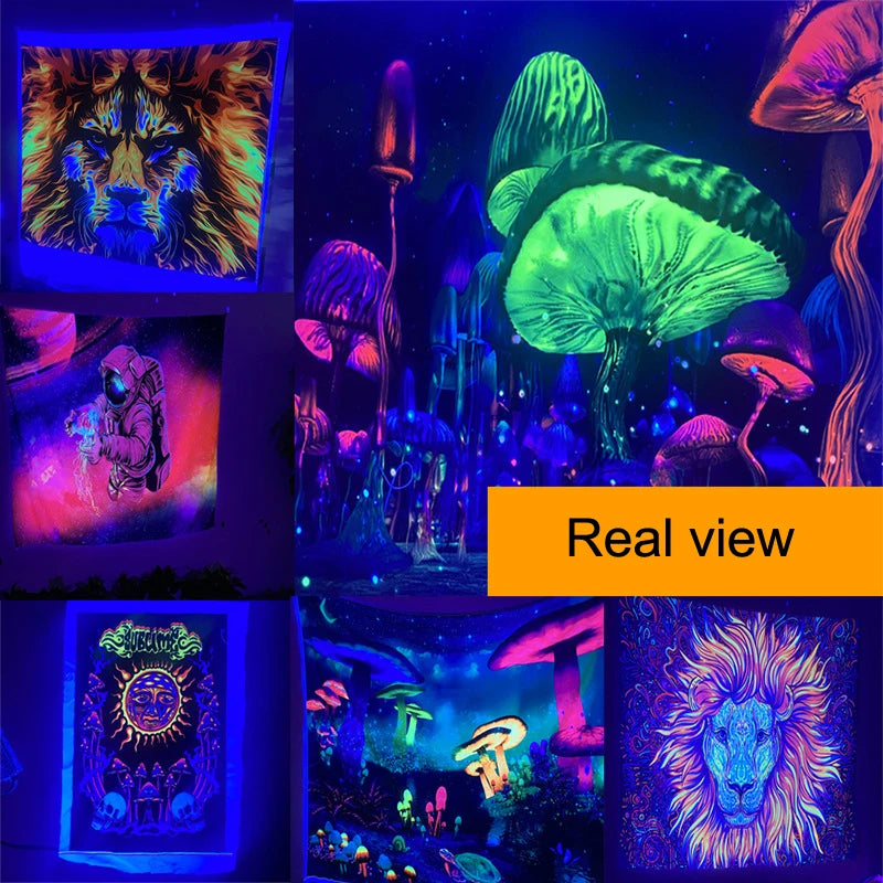 Van Gogh Trippy Psychedelic Cloth Tapestries Decor