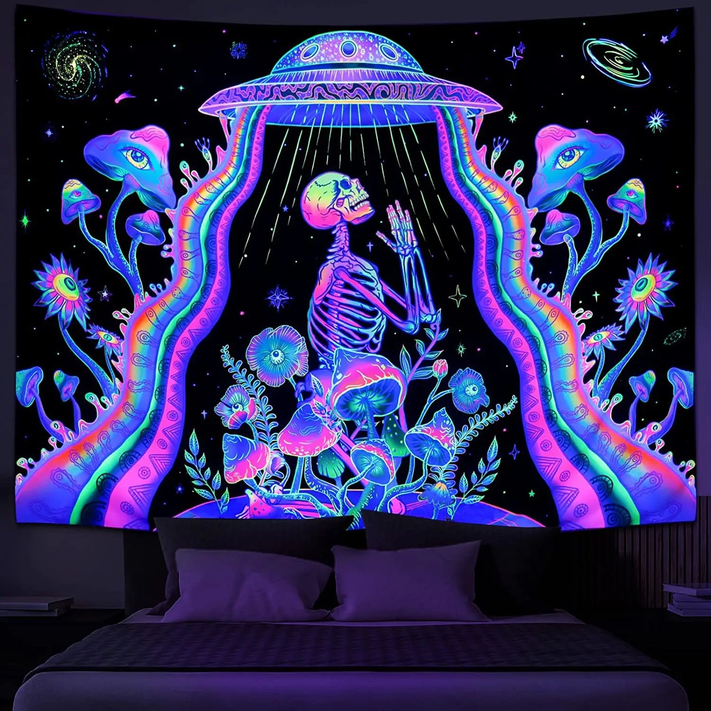 Van Gogh Trippy Psychedelic Cloth Tapestries Decor