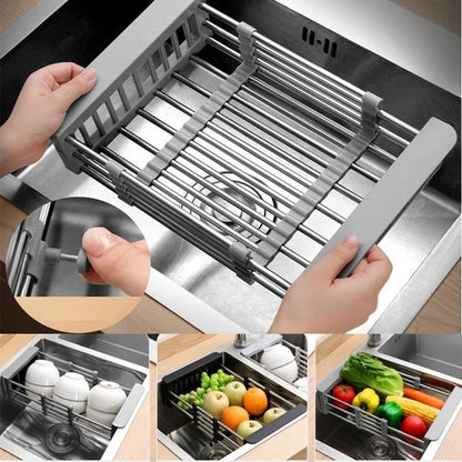 Adjustable Sink Drain Basket