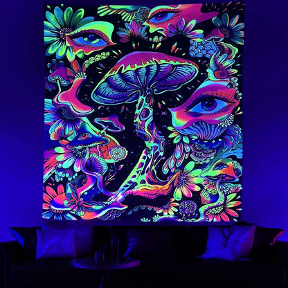 Van Gogh Trippy Psychedelic Cloth Tapestries Decor