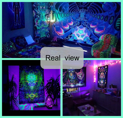 Van Gogh Trippy Psychedelic Cloth Tapestries Decor